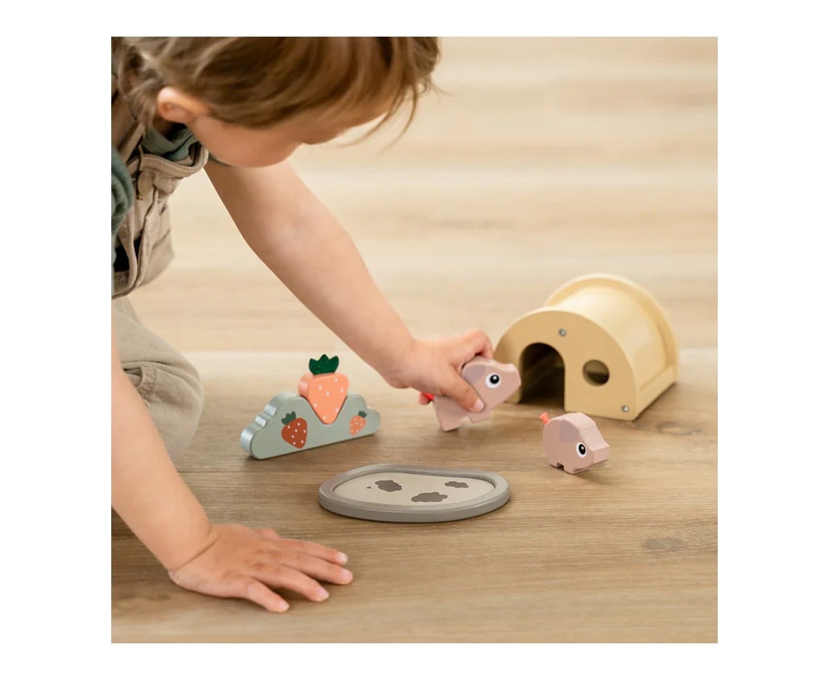 Play Set in Legno Tiny Farm Pigee