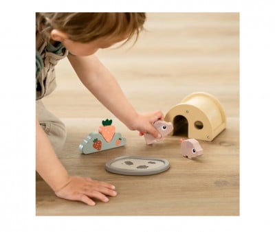 Play Set in Legno Tiny Farm Pigee