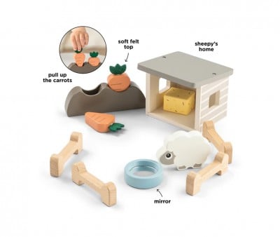 Play Set in Legno Tiny Farm Sheepy