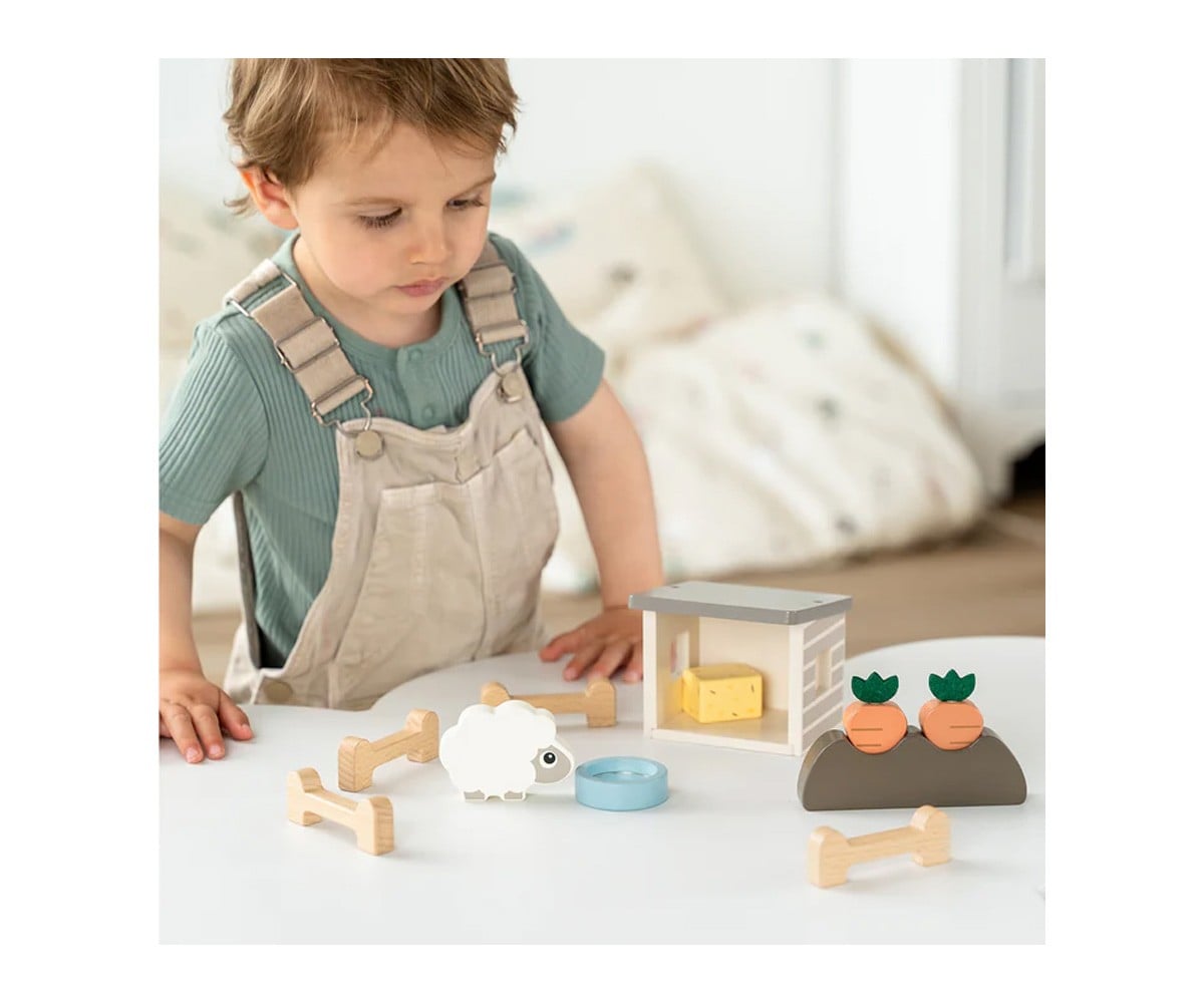Play Set in Legno Tiny Farm Sheepy