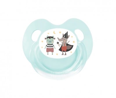 Chupete Retro Aqua Cerdito Halloween