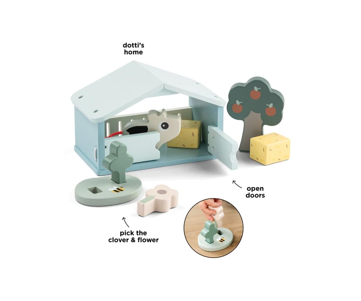 Play Set in Legno Tiny Farm Dotti