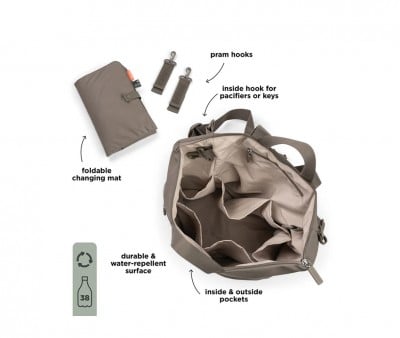 Sac à Dos à Langer Taupe