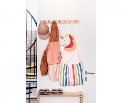 Rangement Mural + Sac Toto Unicorn Personnalisable