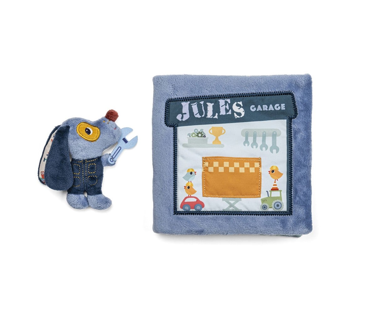 Livro em tecido ?Jules's Garage?
