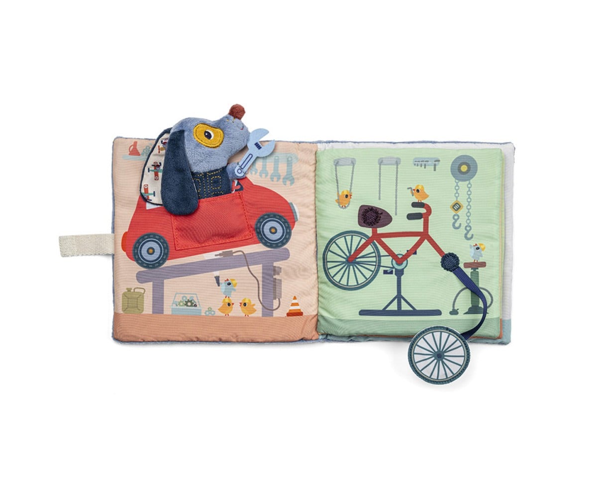 Livro em tecido ?Jules's Garage?