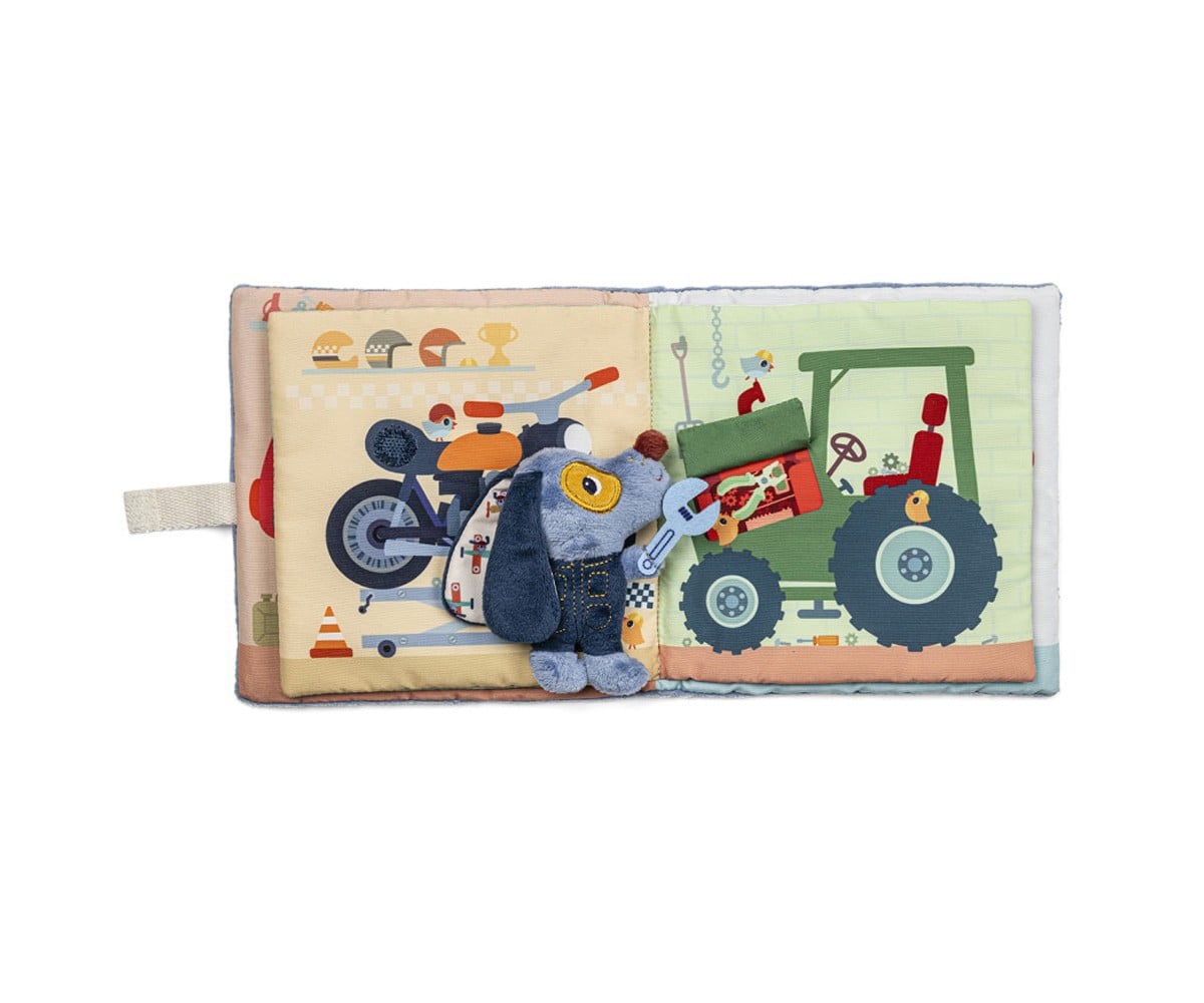 Livro em tecido ?Jules's Garage?