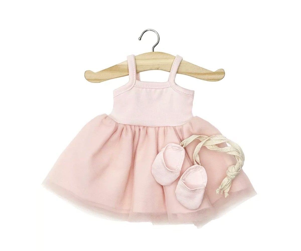 Abito tutù e Scarpe da Danza Rosella Rose Pale Bambole Minikane