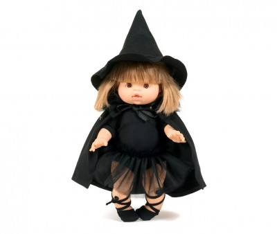 Capa de Bruja de Jersey y Tul Negro