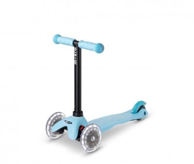Patinete Mini 4 en 1 Deluxe LED Azul