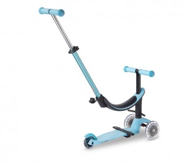Patinete Mini 4 en 1 Deluxe LED Azul