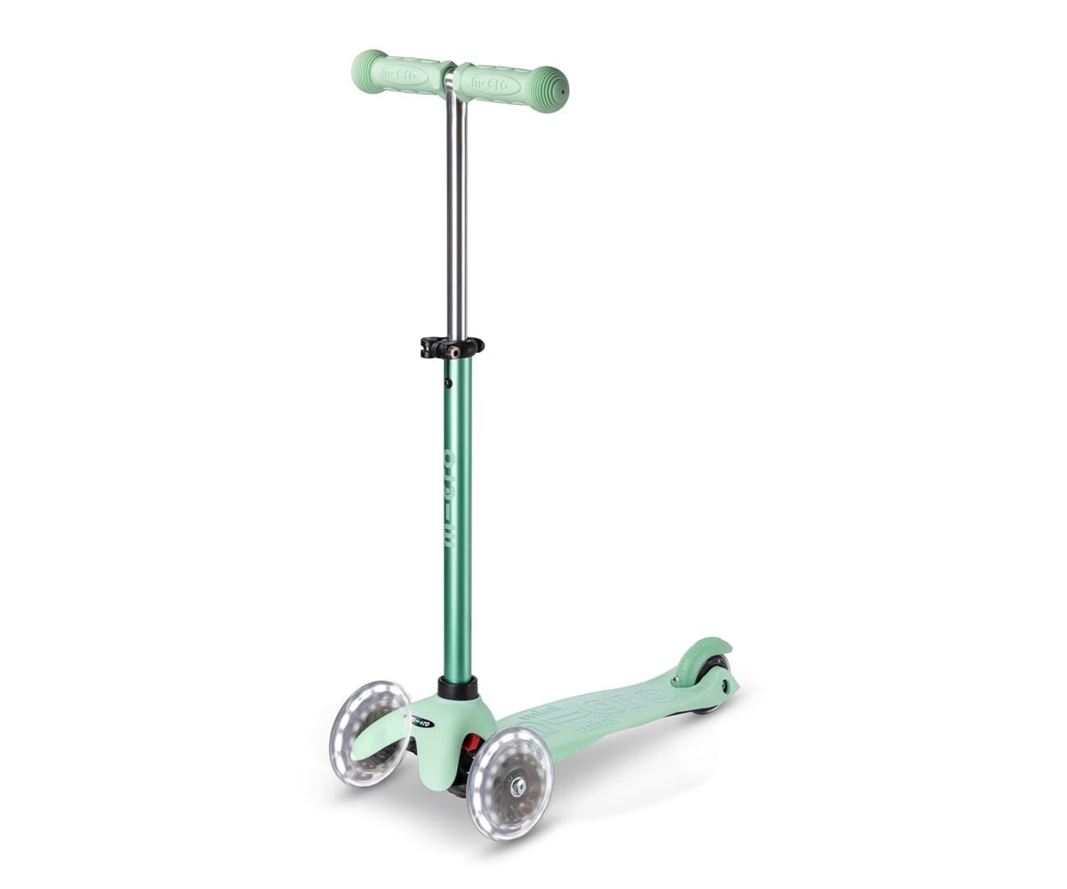 Patinete Mini 4 en 1 Deluxe LED Menta