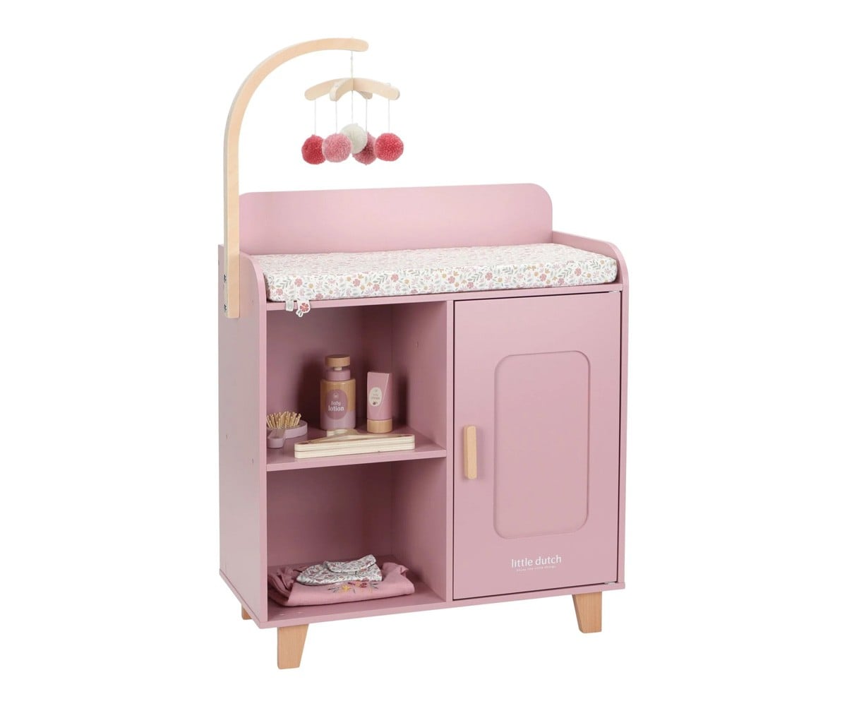 Mueble Cambiador Soft Flowers para Muñecas FSC