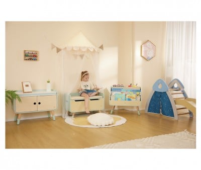 Caixa de brinquedos 2 em 1