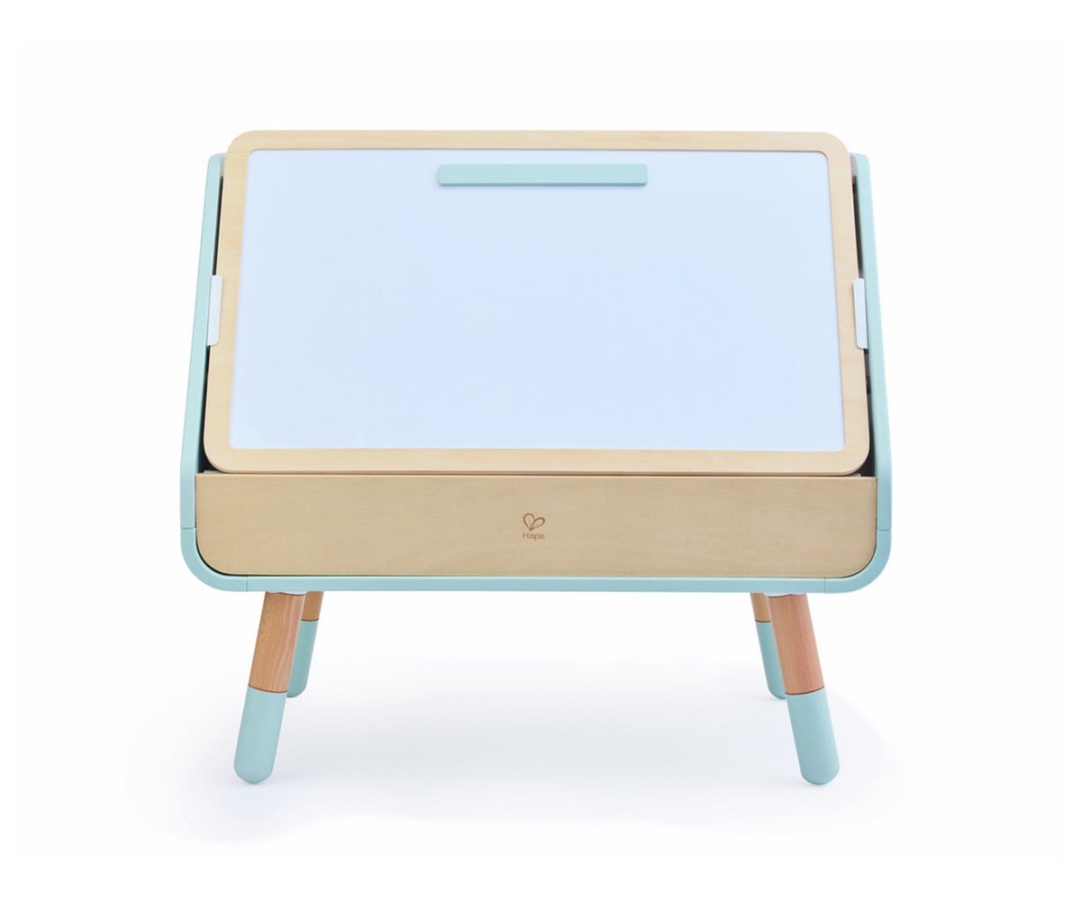 Bureau à Dessin et Bibliothèque 2 en 1