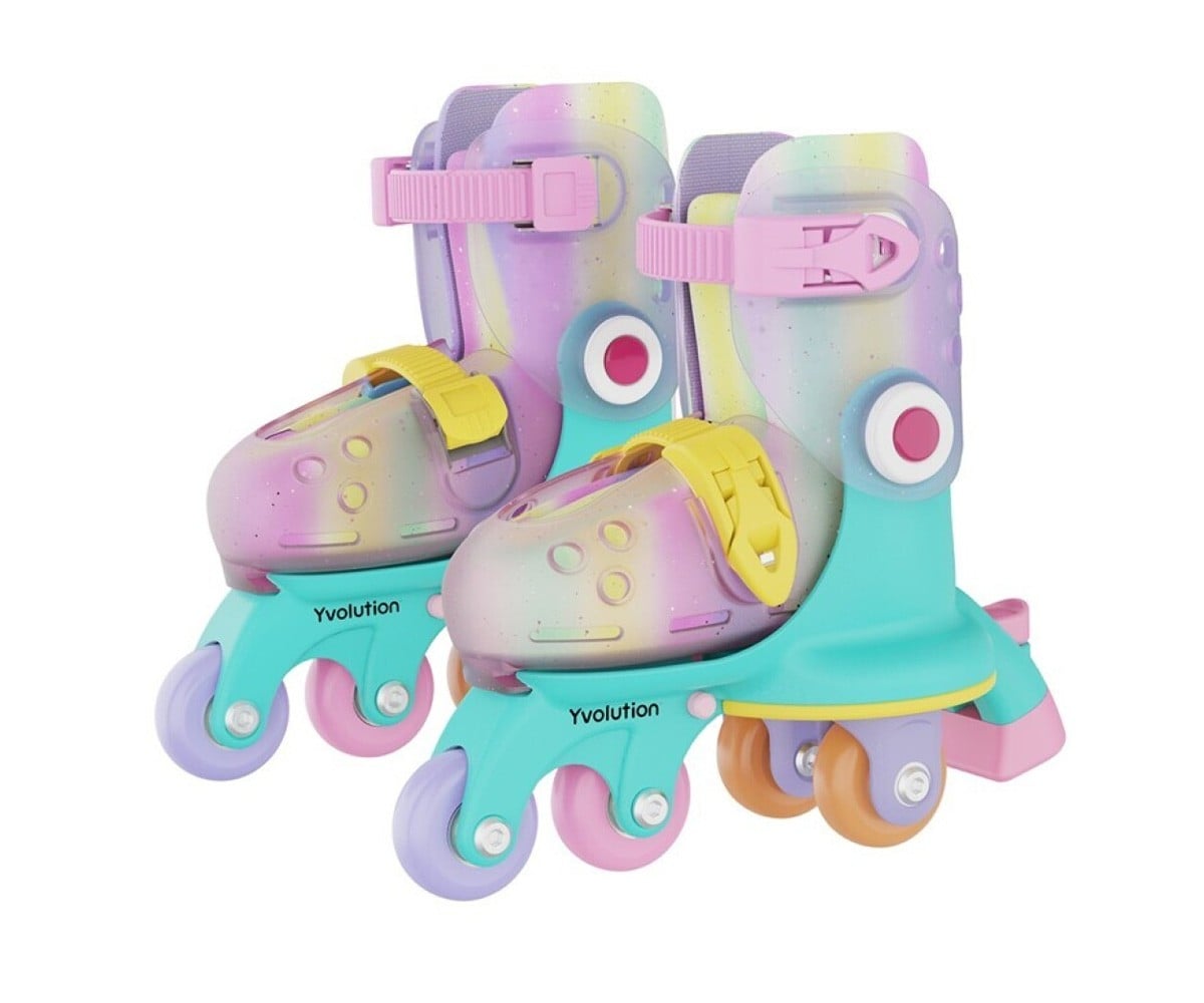 Patins à Roulettes Yvolution Twista Rainbow 30-34