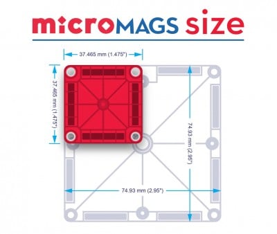 Conjunto de viagem MicroMags Winter Wonder