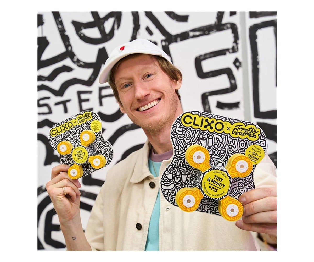 Clixo Tiny & Mighty Artist Edition: Timothy Goodman 9 piezas