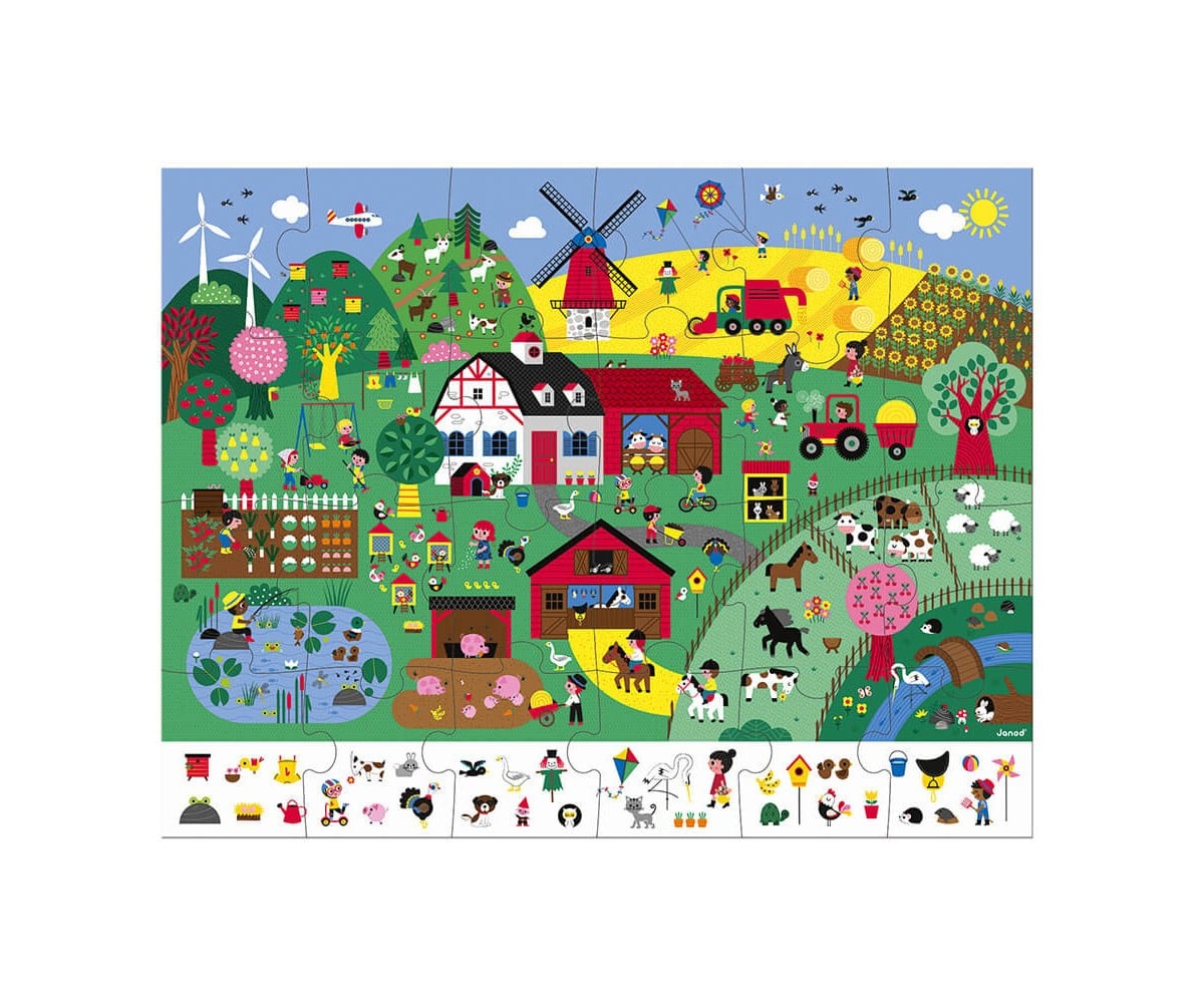Puzzle de Observación La Granja