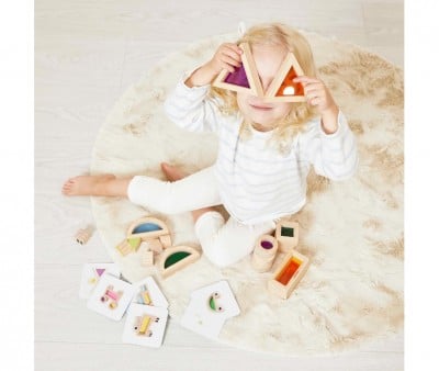 Jeu Sensoriel Blocs Translucides