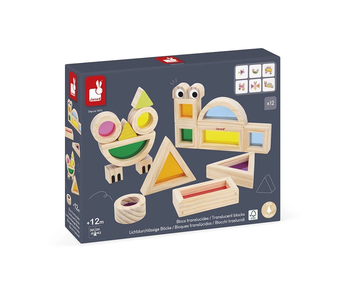 Jeu Sensoriel Blocs Translucides