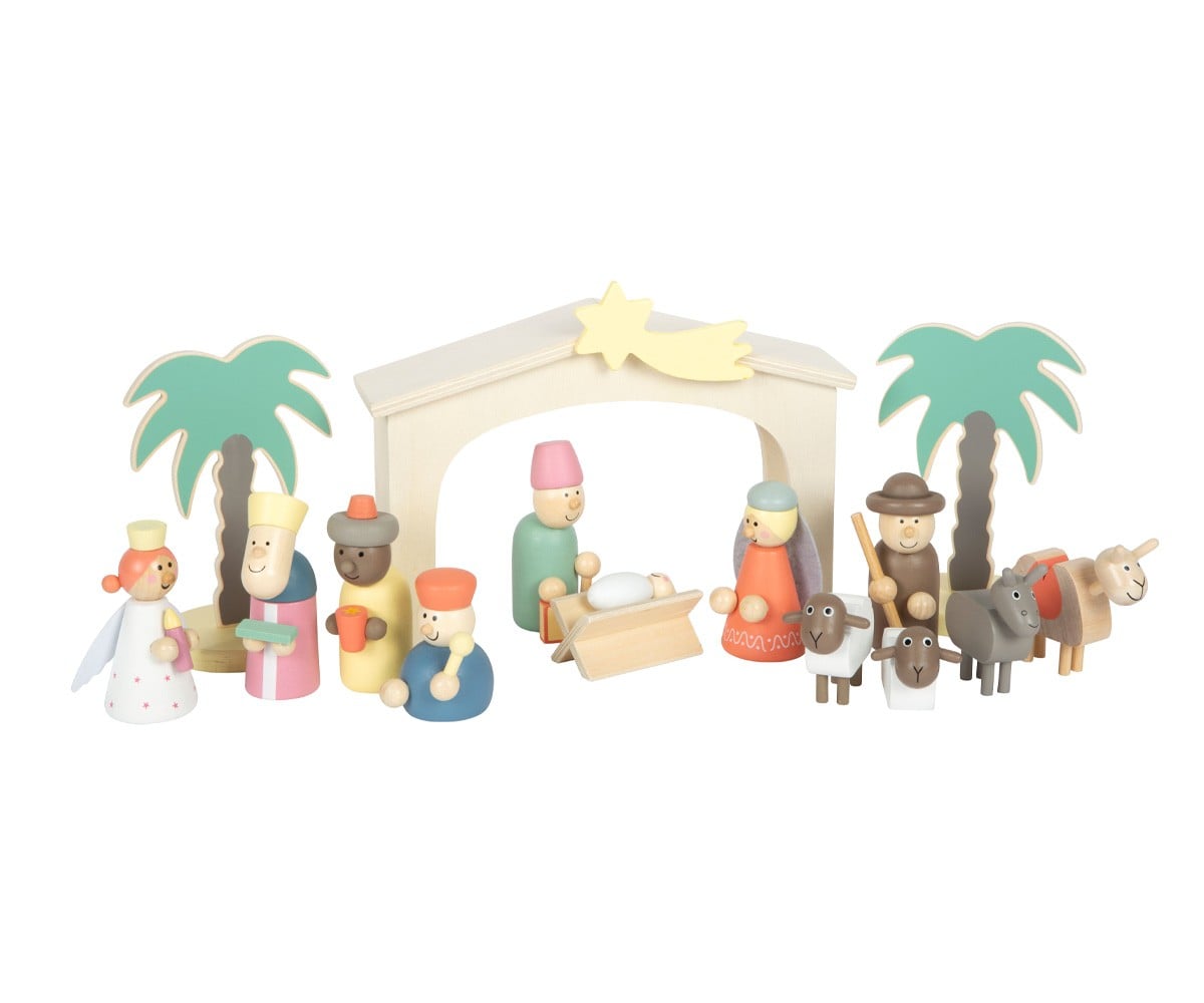Crèche de Noël en Bois