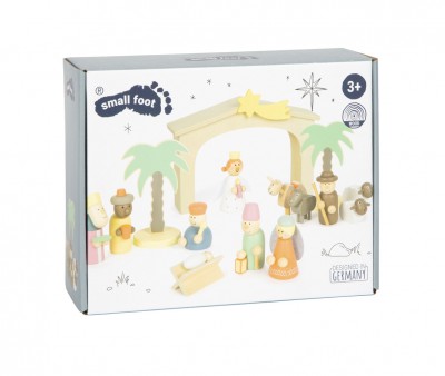 Crèche de Noël en Bois