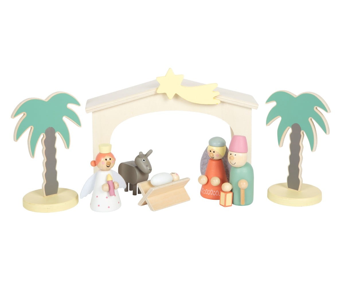 Crèche de Noël en Bois