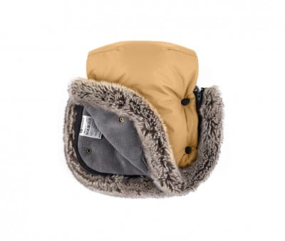 Moufles Thermiques Imperméables pour Poussette Furry Caramel