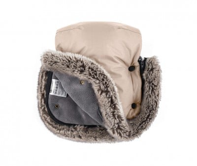 Moufles Thermiques Imperméables pour Poussette Furry Rose Petal