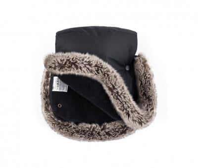 Moufles Thermiques Imperméables pour Poussette Furry Black