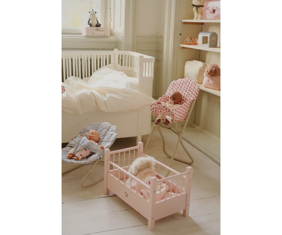 Chaise Haute pour Poupées Rosie Rose