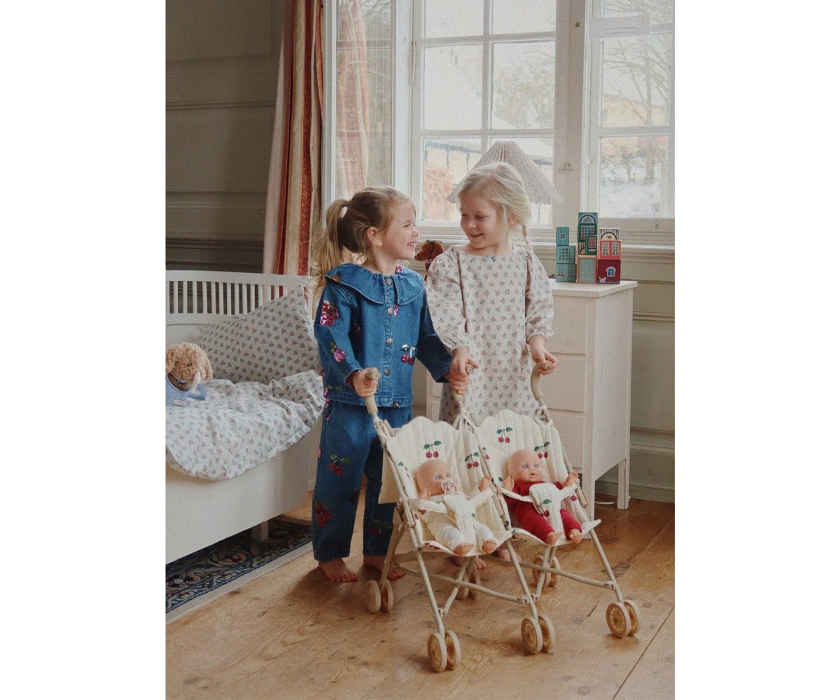 Poussette Double pour Poupées Ma Grande Cerise