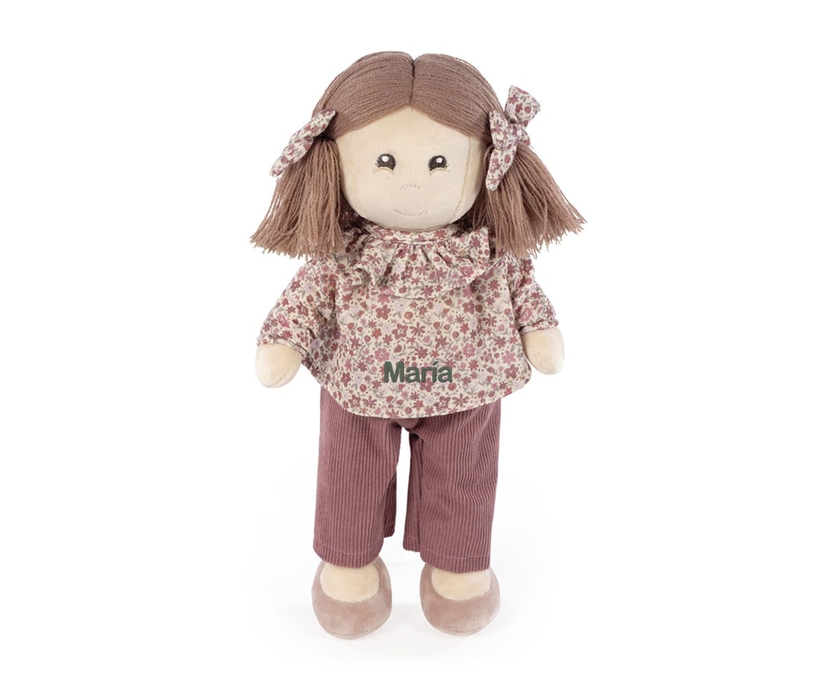 Boneca Bibi Cherry Flores personalizável