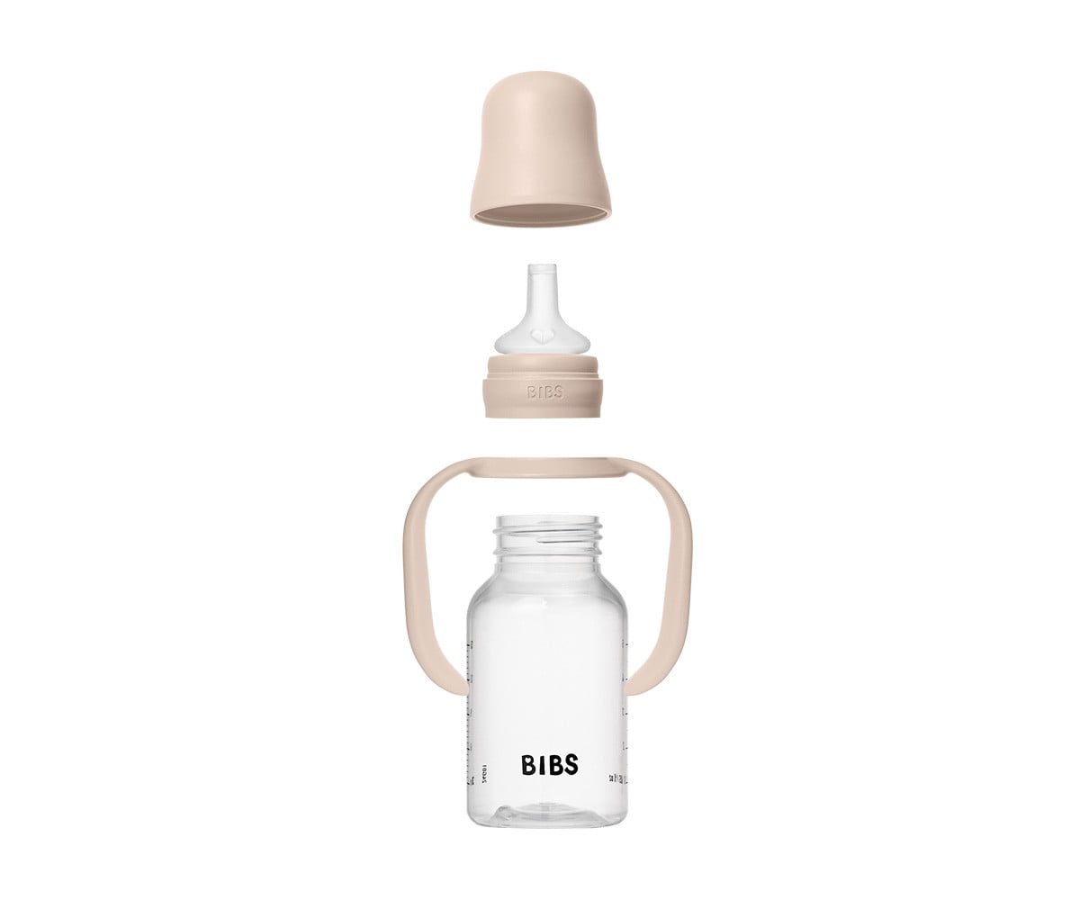 Biberon en Plastique BIBS Silicone 150 ml Blush