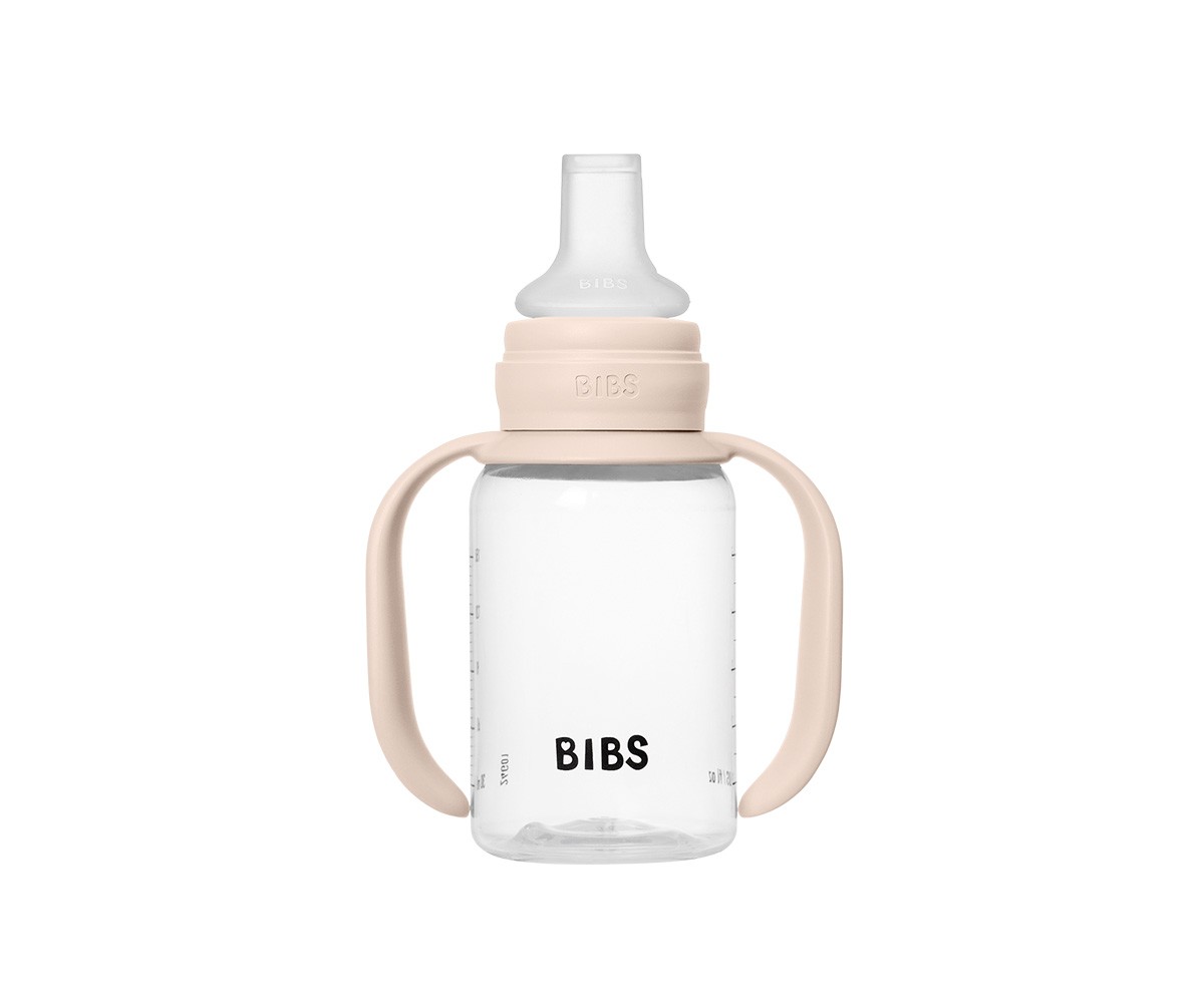 Biberon en Plastique BIBS Silicone 150 ml Blush