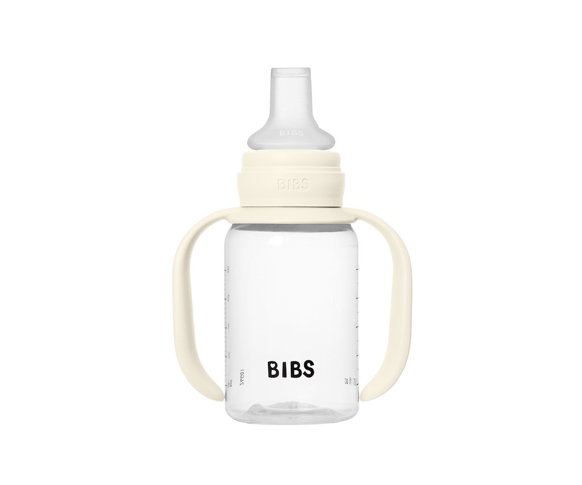 Biberon en Plastique BIBS Silicone 150 ml Ivory