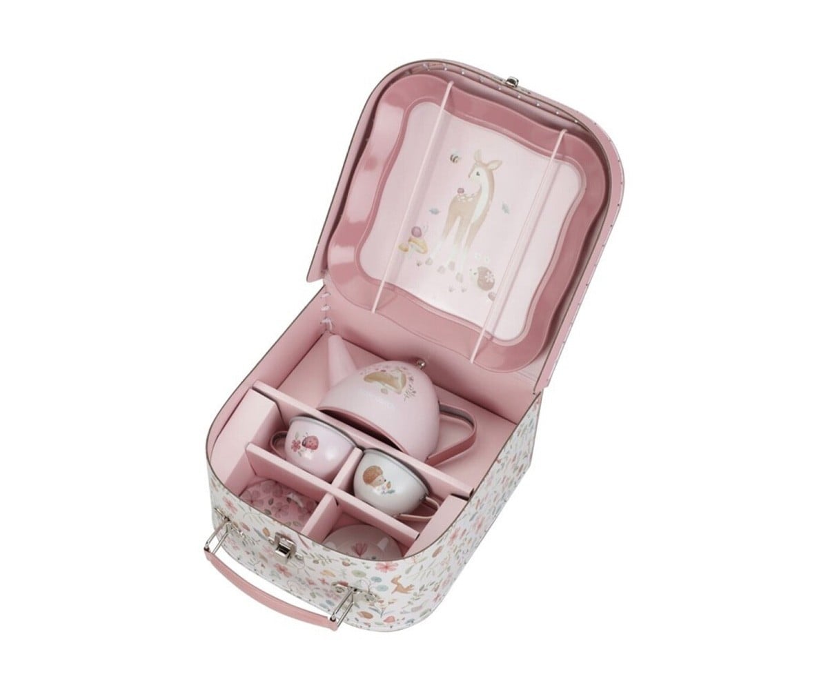 Fairy Garden Suitcase with Tea Set
