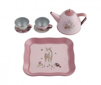 Fairy Garden Suitcase with Tea Set