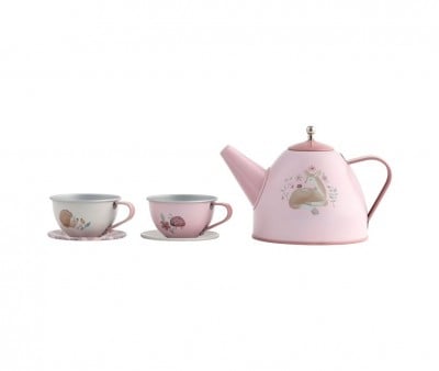 Fairy Garden Suitcase with Tea Set