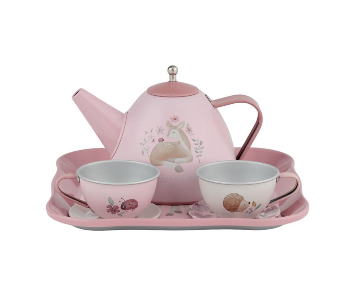 Fairy Garden Suitcase with Tea Set
