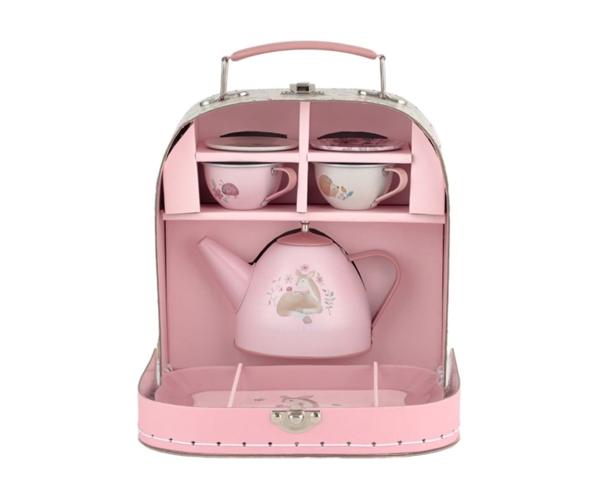 Fairy Garden Suitcase with Tea Set