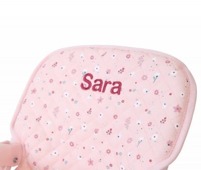 Trona para Muñecas Flowers Personalizable