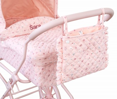 Personalized Doll Flowers Pram