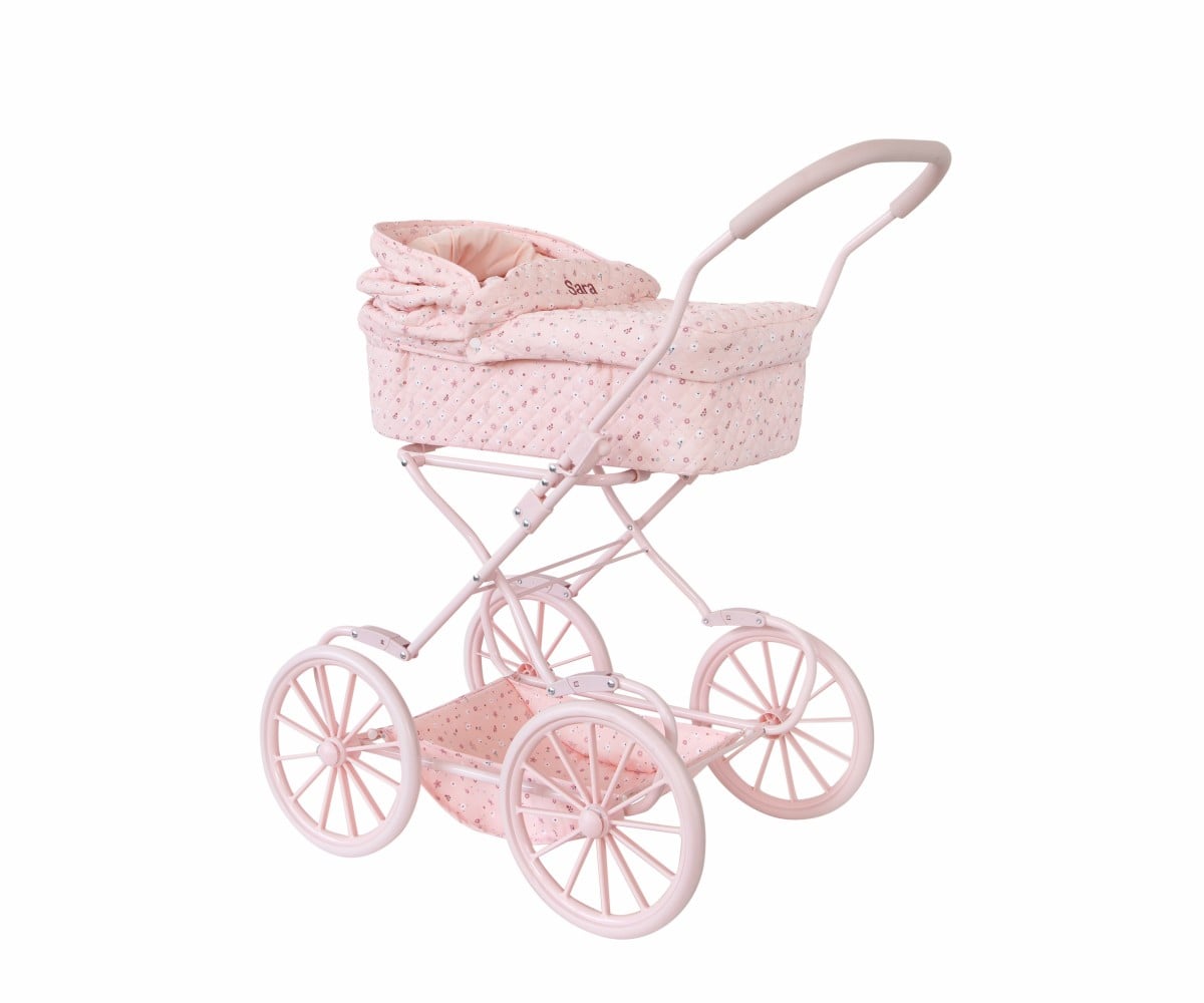 Personalized Doll Flowers Pram