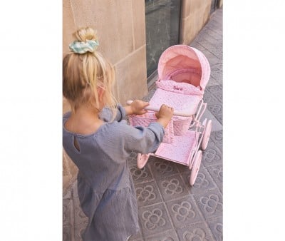 Personalized Doll Flowers Pram