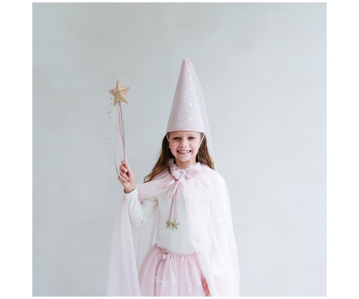 Gorro Puntiagudo Princesa Shimmer Rosa
