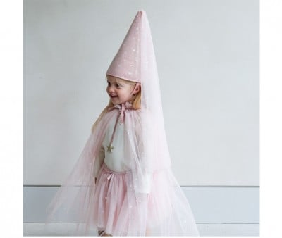Gorro Puntiagudo Princesa Shimmer Rosa