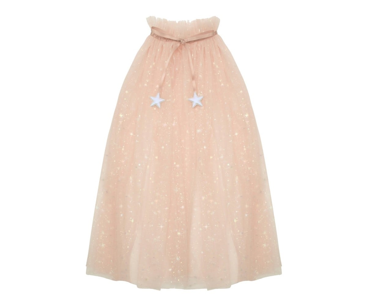 Cape en Tulle Princesse Shimmer Rose