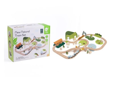 Set Trenini in Legno Natura